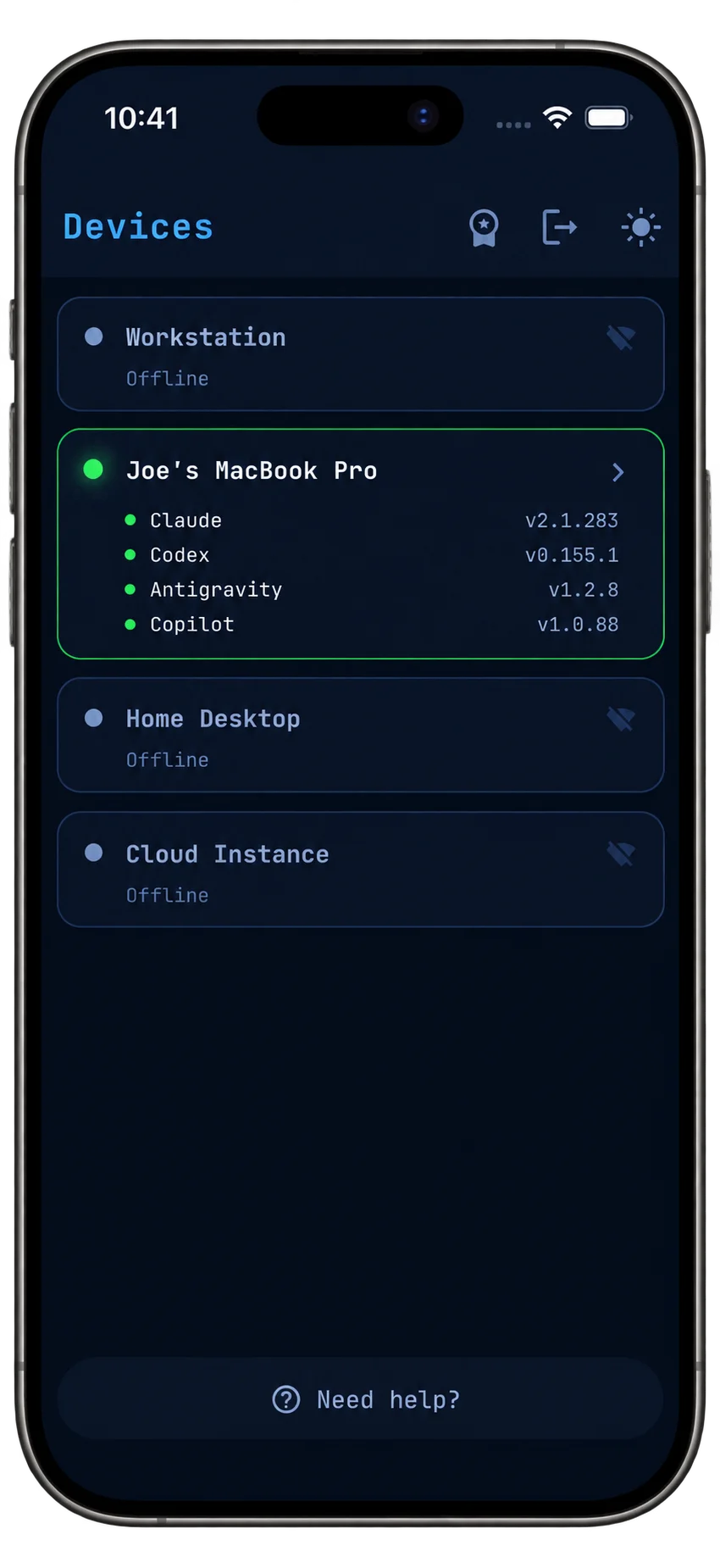 Arcway device list